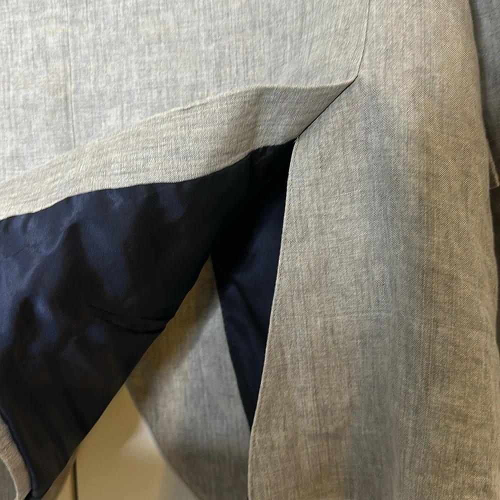 J. Crew Ludlow Ormezzano linen blend blazer Sz40R Grey